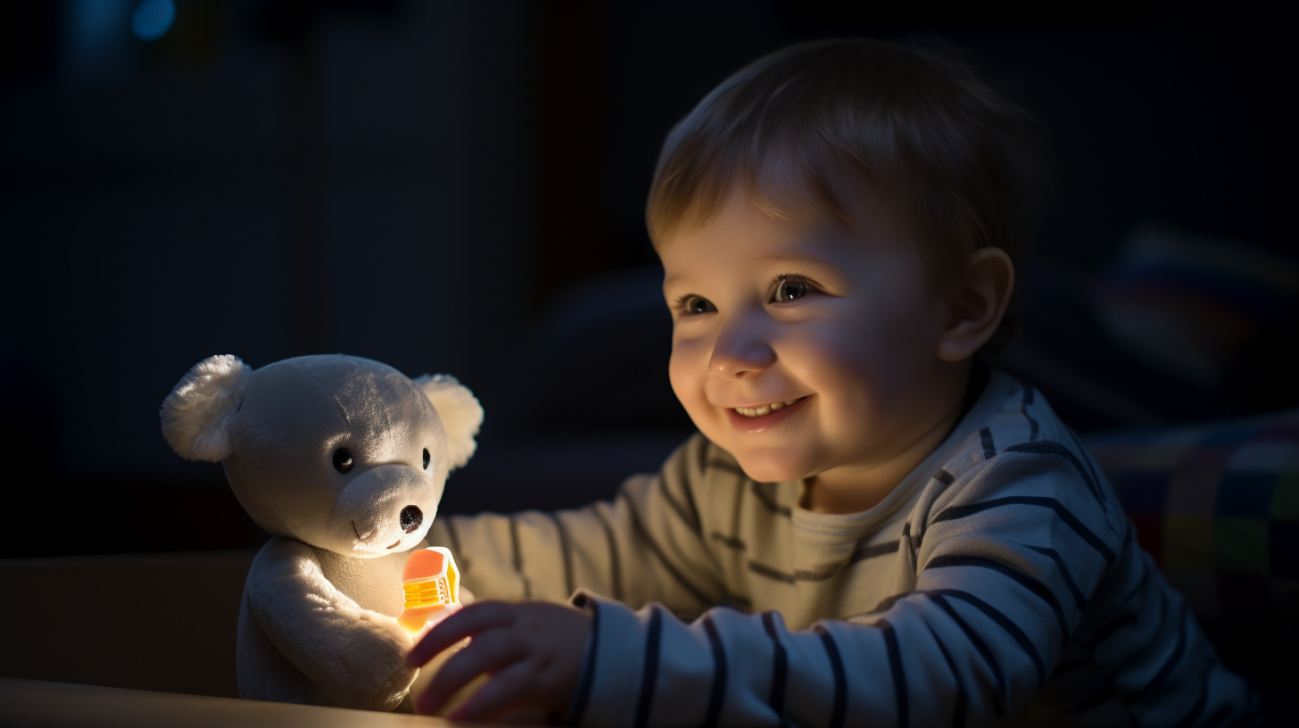 Veilleuse Koala Personnalisée avec Nom de Bébé, Lampe en Acrylique, Base en  Bois, pour Nouveau-Né