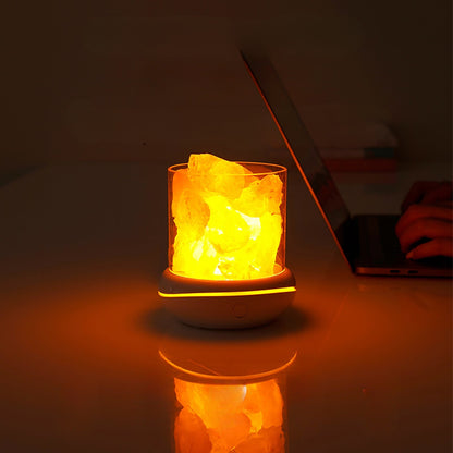 Lampe de Sel Design Veilleuse - Une lampe de sel naturelle pour une ambiance relaxante et apaisante