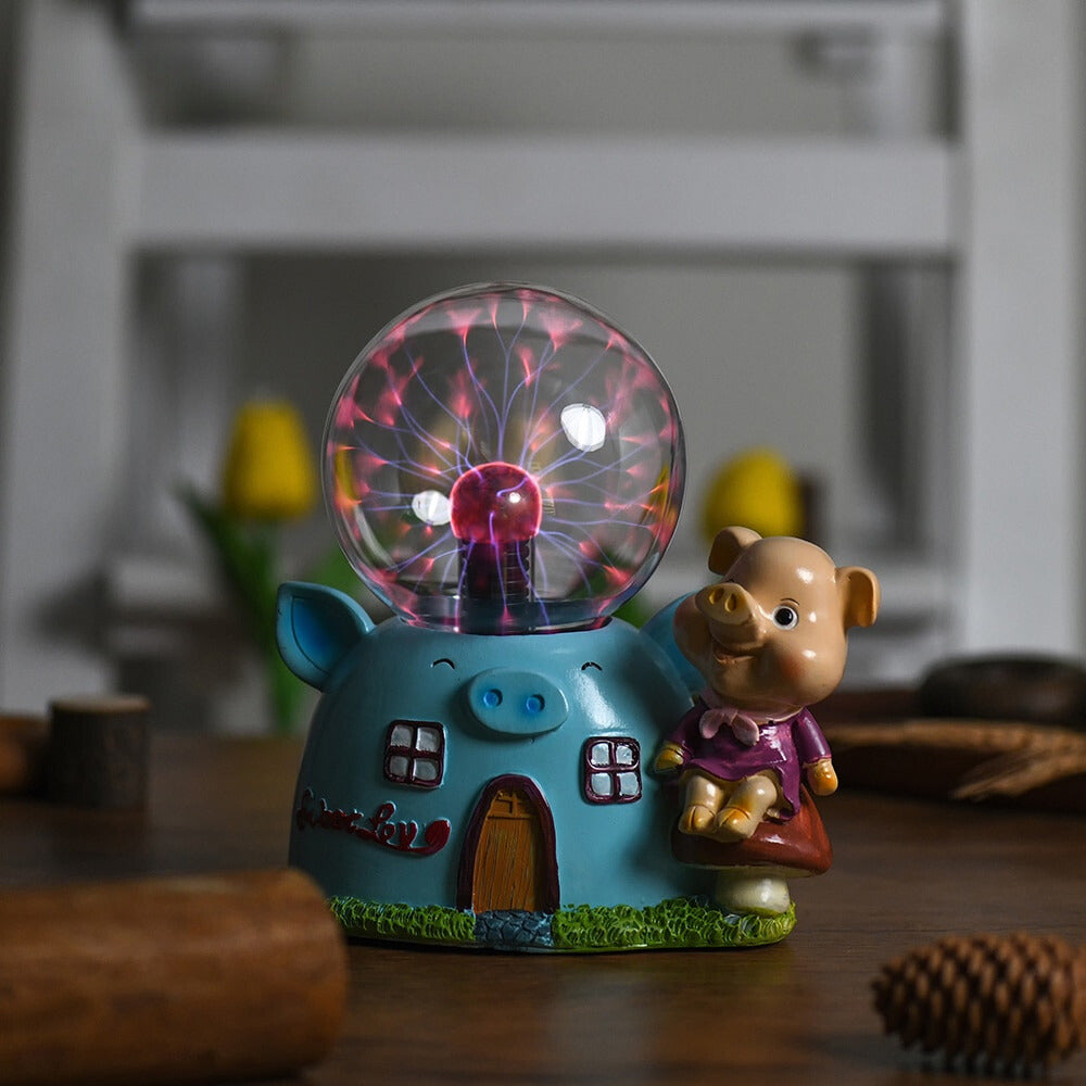 Lampe Veilleuse Plasma Cochon - Une lampe veilleuse unique et amusante pour les enfants et les adultes