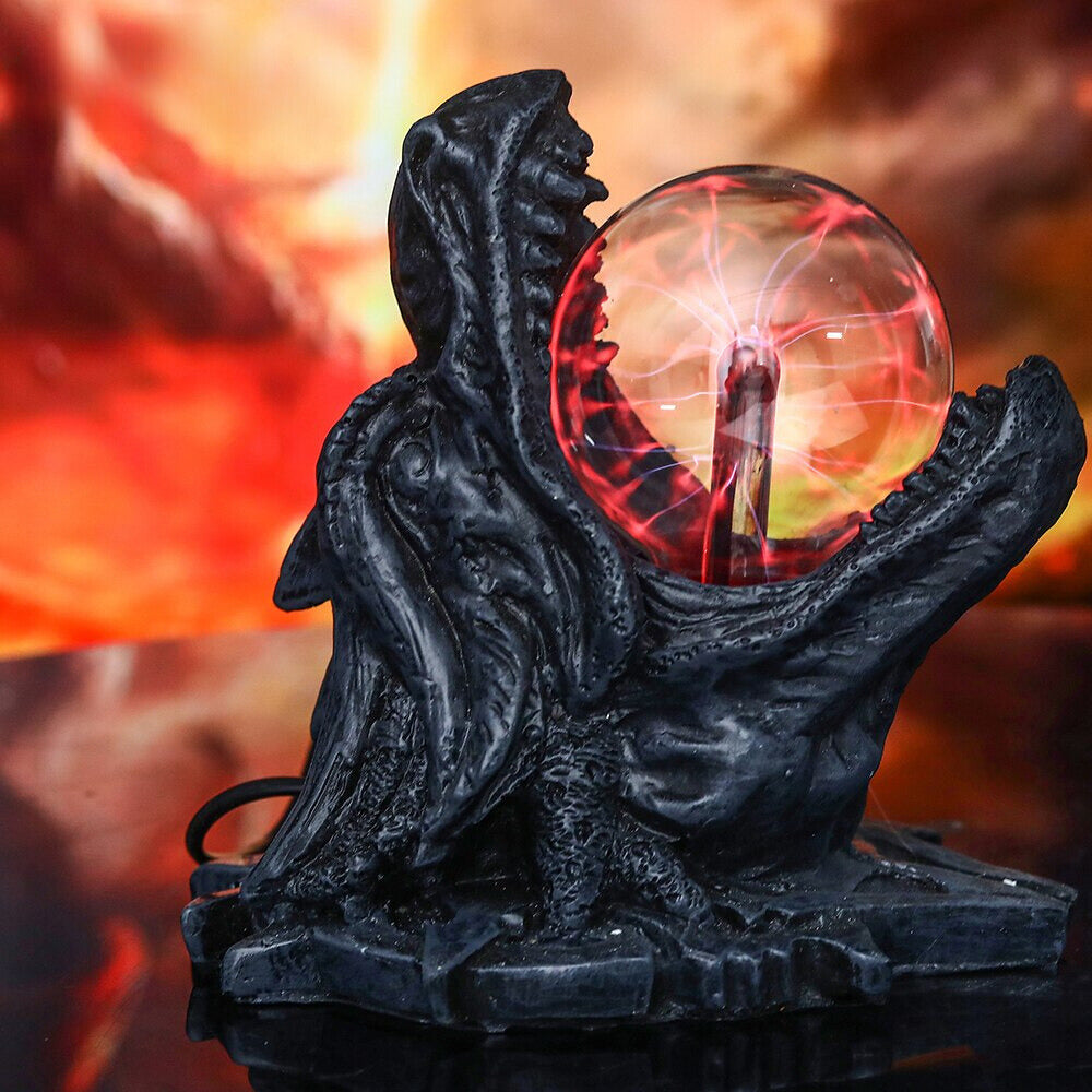 Lampe Plasma Dragon Noir Veilleuse - Une lampe décorative et unique pour votre maison