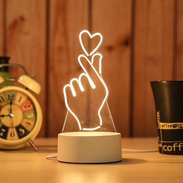 Lampe 3D Amour Veilleuse - Une lampe décorative et romantique pour votre maison