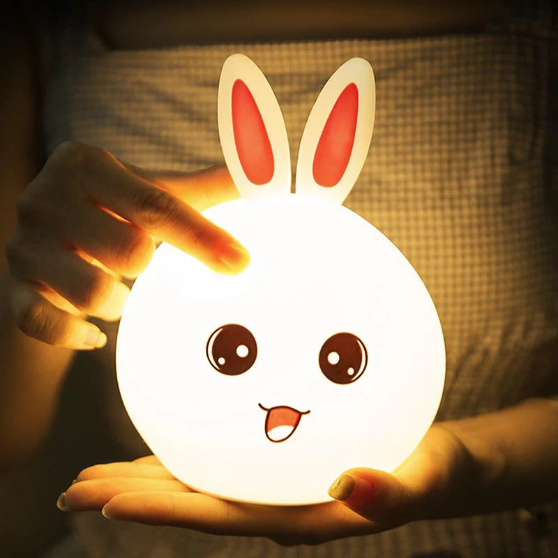 Veilleuse Lapin LED Animaux - Une veilleuse mignonne et amusante pour les enfants