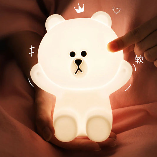 Veilleuse Bébé Musicale Et Lumineuse Rechargeable Peluche Bebe Teddy  Projecteur