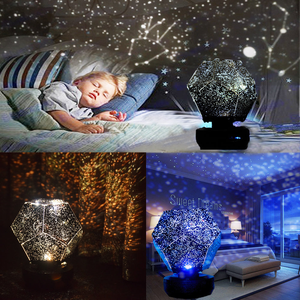 Polyvalence de la lampe veilleuse à projection d’étoile au plafond pour bébé 