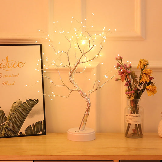 Arbre LED Veilleuse Lumineuse - Une veilleuse LED décorative et économique pour votre maison