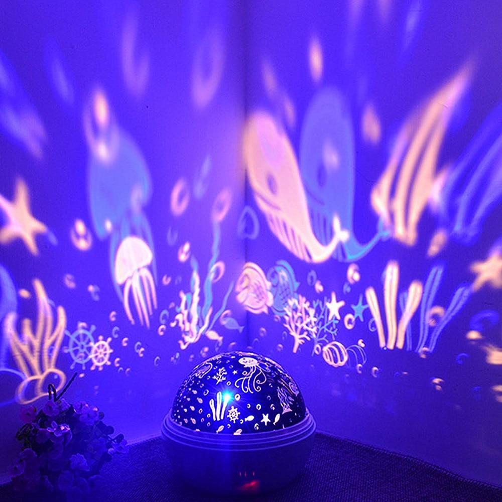 Veilleuse Projecteur Ciel Océan - Une veilleuse pour créer un ciel étoilé et un océan magique dans la chambre de votre enfant