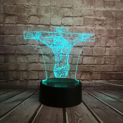 Lampe 3D Christ Veilleuse - Une lampe décorative et unique pour votre maison