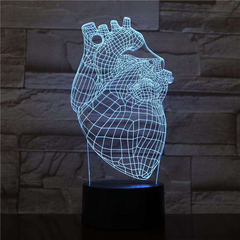 Lampe 3D Hologramme Veilleuse LED - Une lampe LED innovante et unique pour votre décoration intérieure