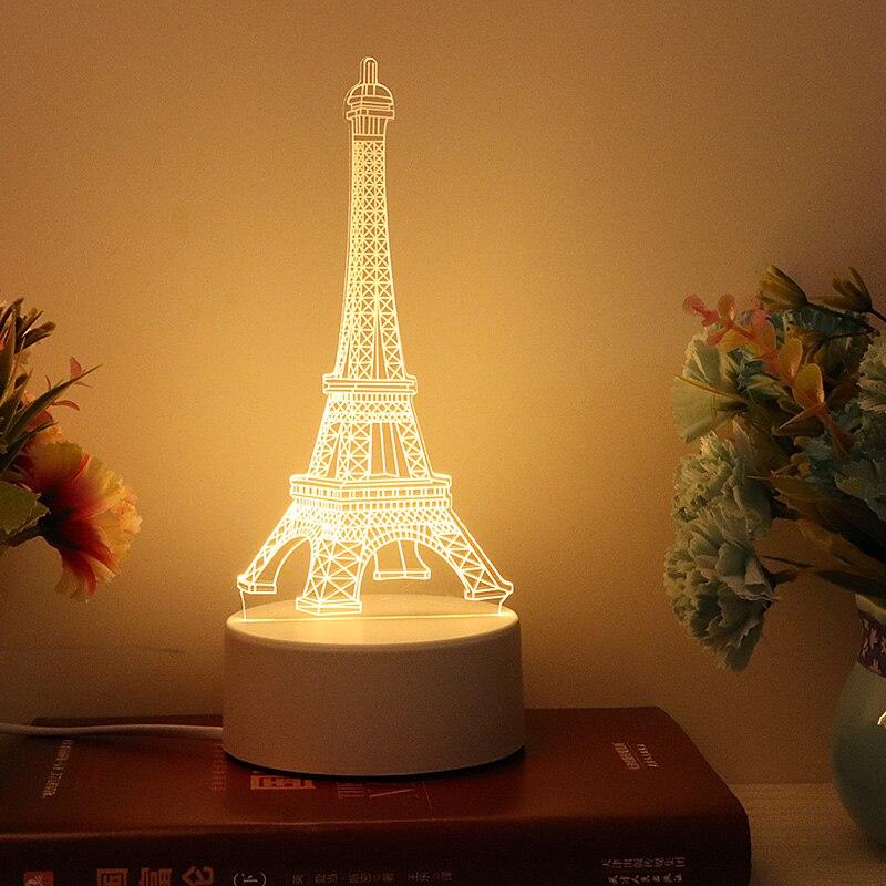 Lampe 3D Tour Eiffel Veilleuse - Une décoration unique et originale pour votre maison