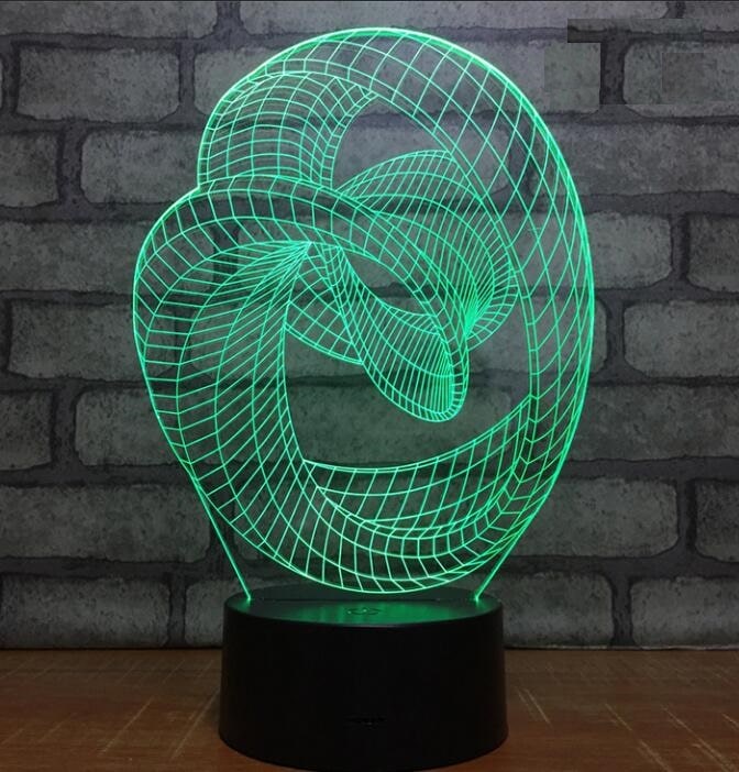 Lampe 3D Veilleuse LED - Une lampe LED innovante et économique pour votre maison