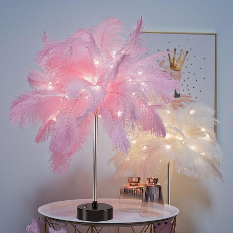 Lampe Veilleuse Plume Magique - Une lampe veilleuse magique et mignonne pour les enfants