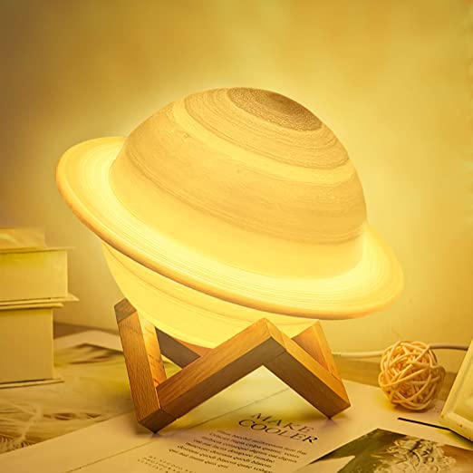 Veilleuse Adulte Lampe Saturne LED - Une veilleuse LED pour une ambiance douce et relaxante