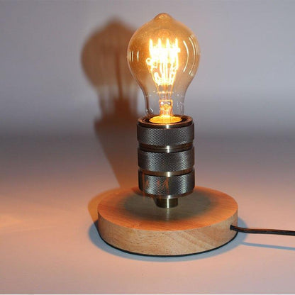 Lampe Bois Industrielle Veilleuse - Une lampe décorative et fonctionnelle pour votre maison