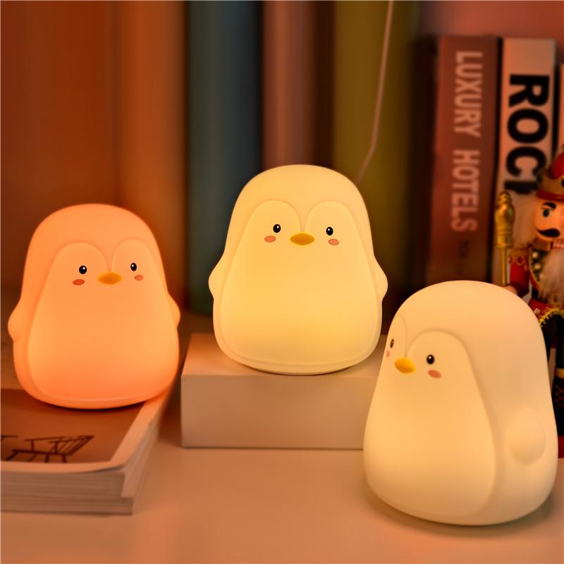 Veilleuse animaux Pingouin - Une veilleuse mignonne et amusante pour les enfants