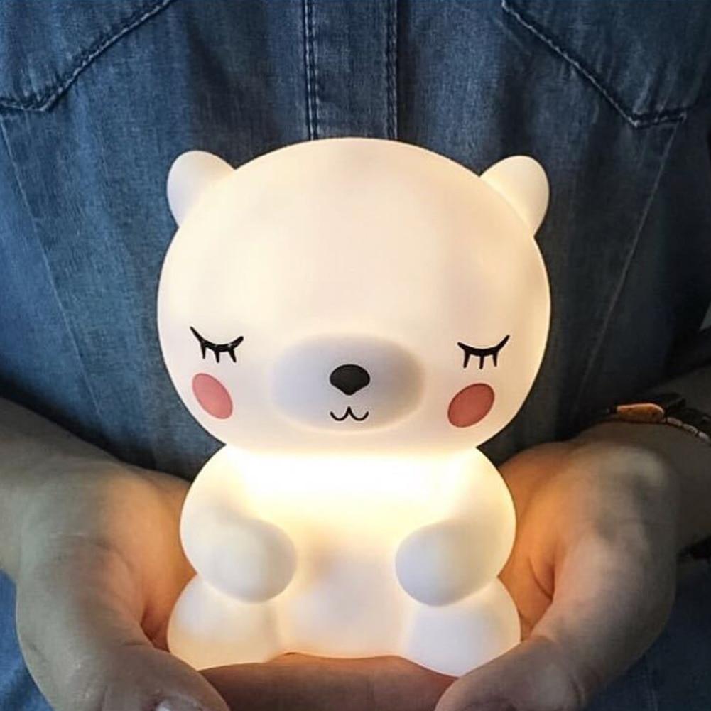 Veilleuse Animaux Ourson Panda - Une veilleuse mignonne et douce pour les enfants